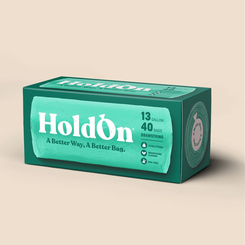 HoldOn Compostable Tall Kitchen Trash Bags